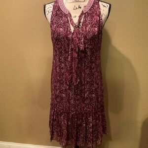 White House Black Market Black sleeveless‎ Dress women size S like new